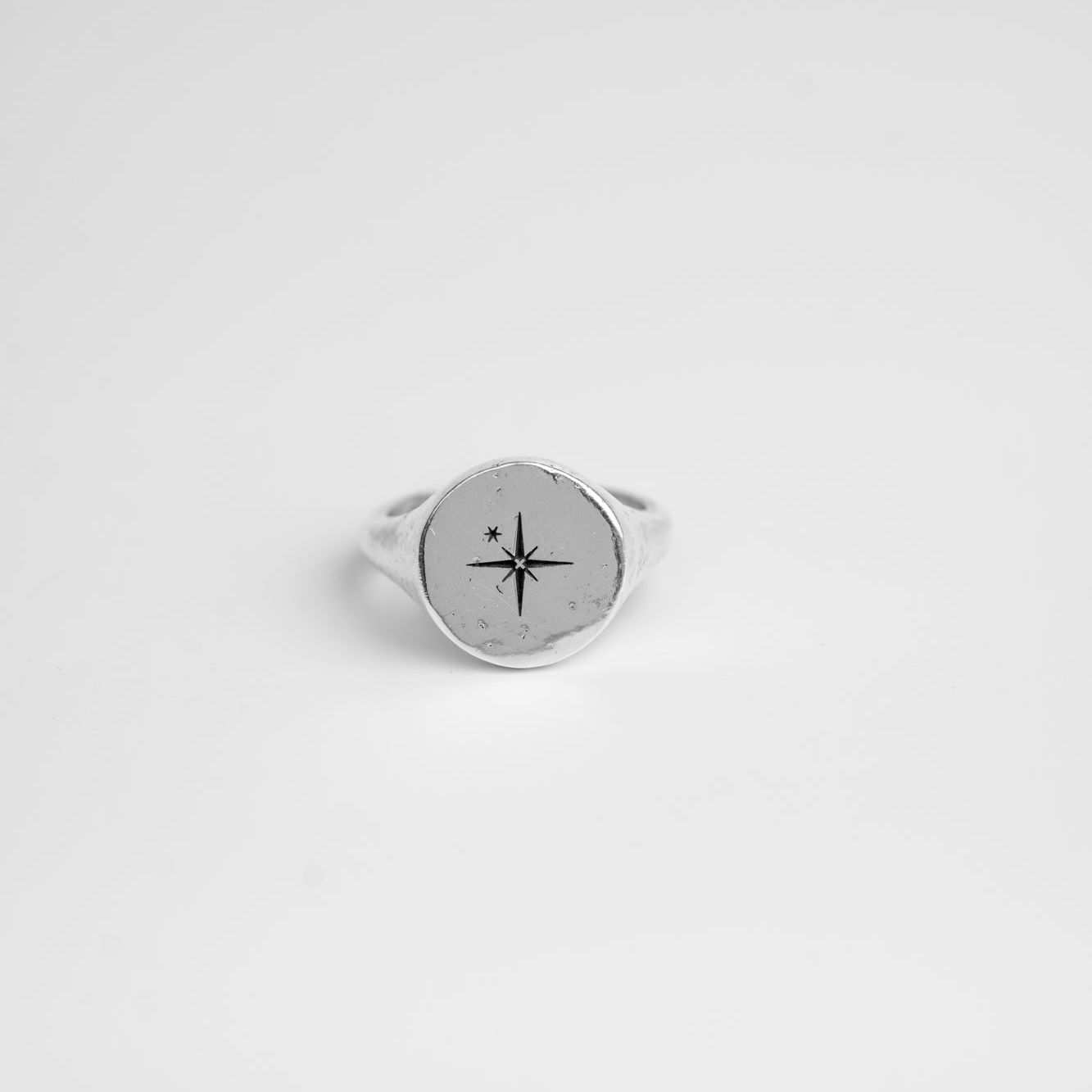 The Guiding Polaris Ring - North Star Design in 925 Sterling Silver - Surf Coast Collection - Sailors and Seekers