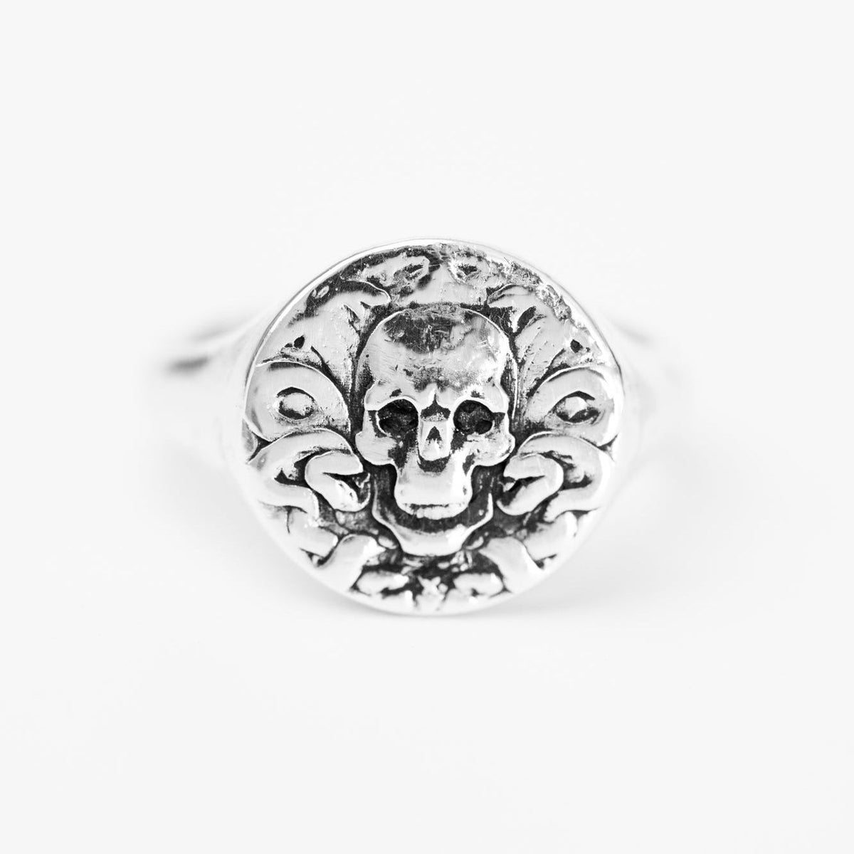 The Medusa Skull - Medusa Skull Snakes Ring in 925 Sterling Silver - Spring 24 Collection - Sailors and Seekers