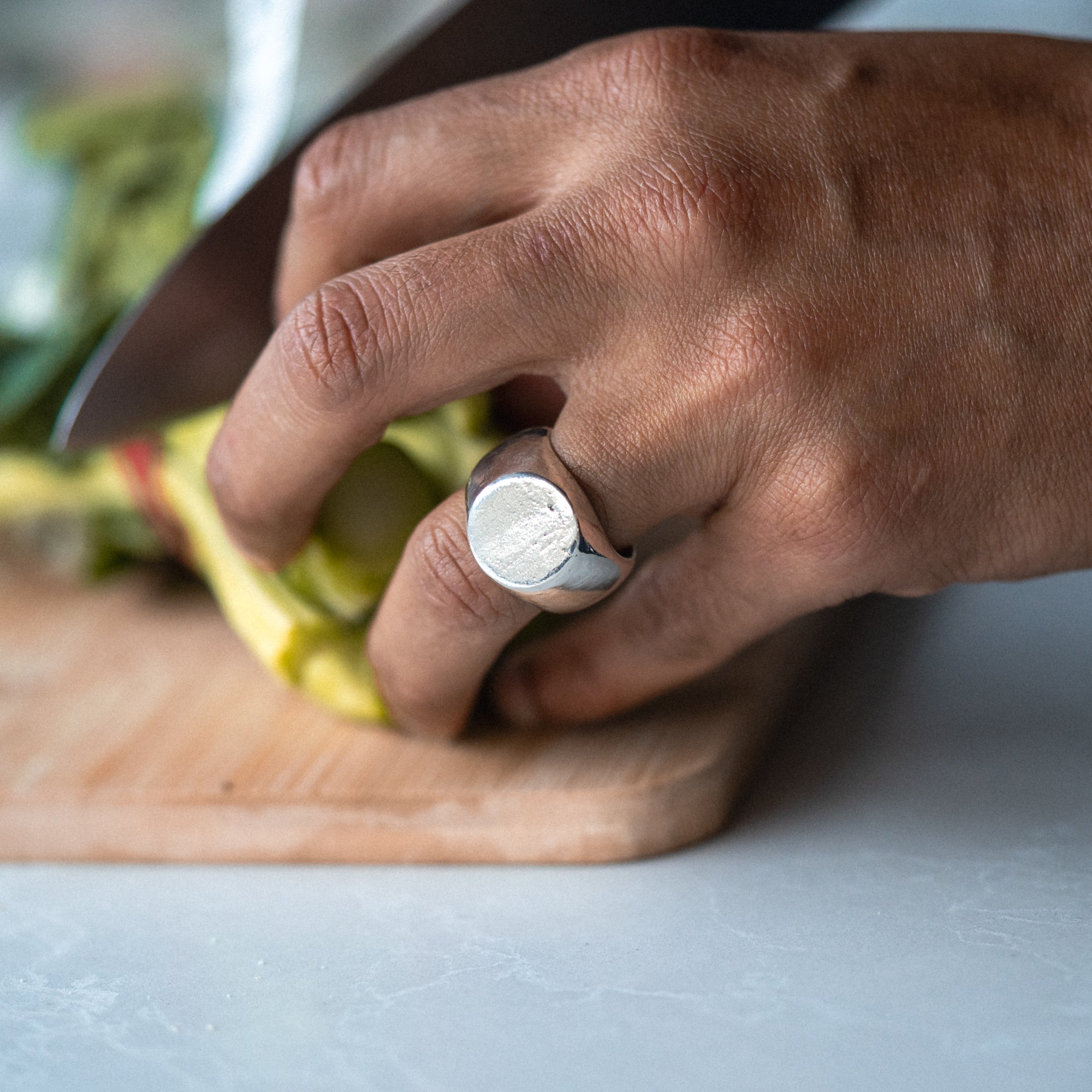 The Statement Signet Ring - Solid Chunky 925 Sterling Silver Ring - Chunks Collection - Sailors and Seekers - Sailors and Seekers