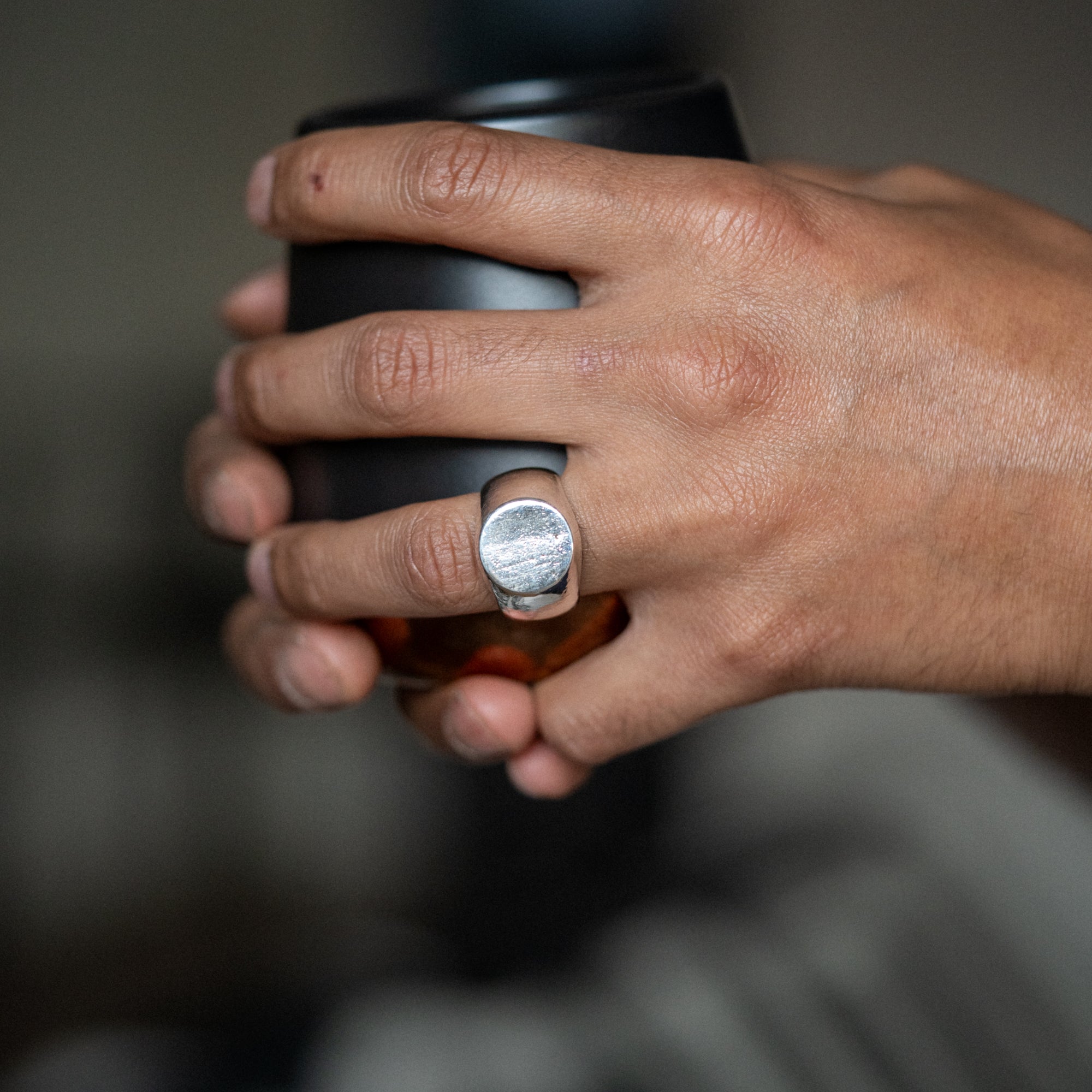 The Statement Signet Ring - Solid Chunky 925 Sterling Silver Ring - Chunks Collection - Sailors and Seekers - Sailors and Seekers