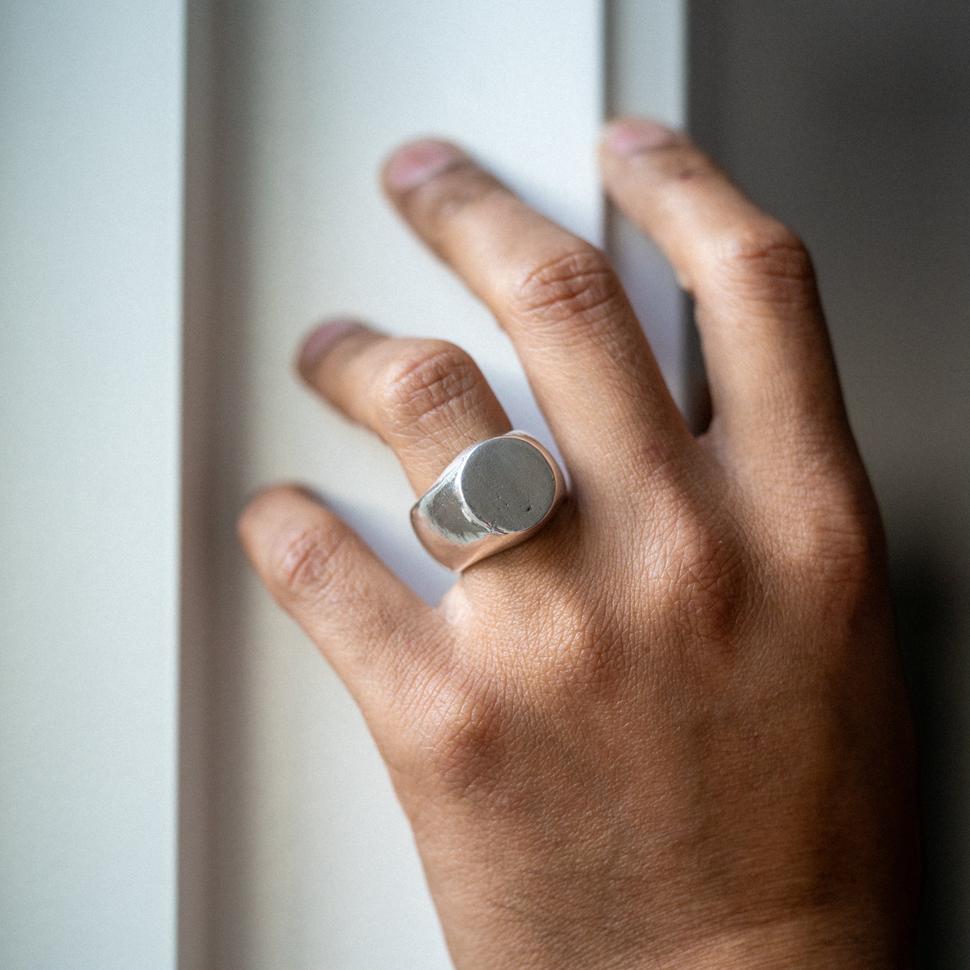 The Statement Signet Ring - Solid Chunky 925 Sterling Silver Ring - Chunks Collection - Sailors and Seekers - Sailors and Seekers