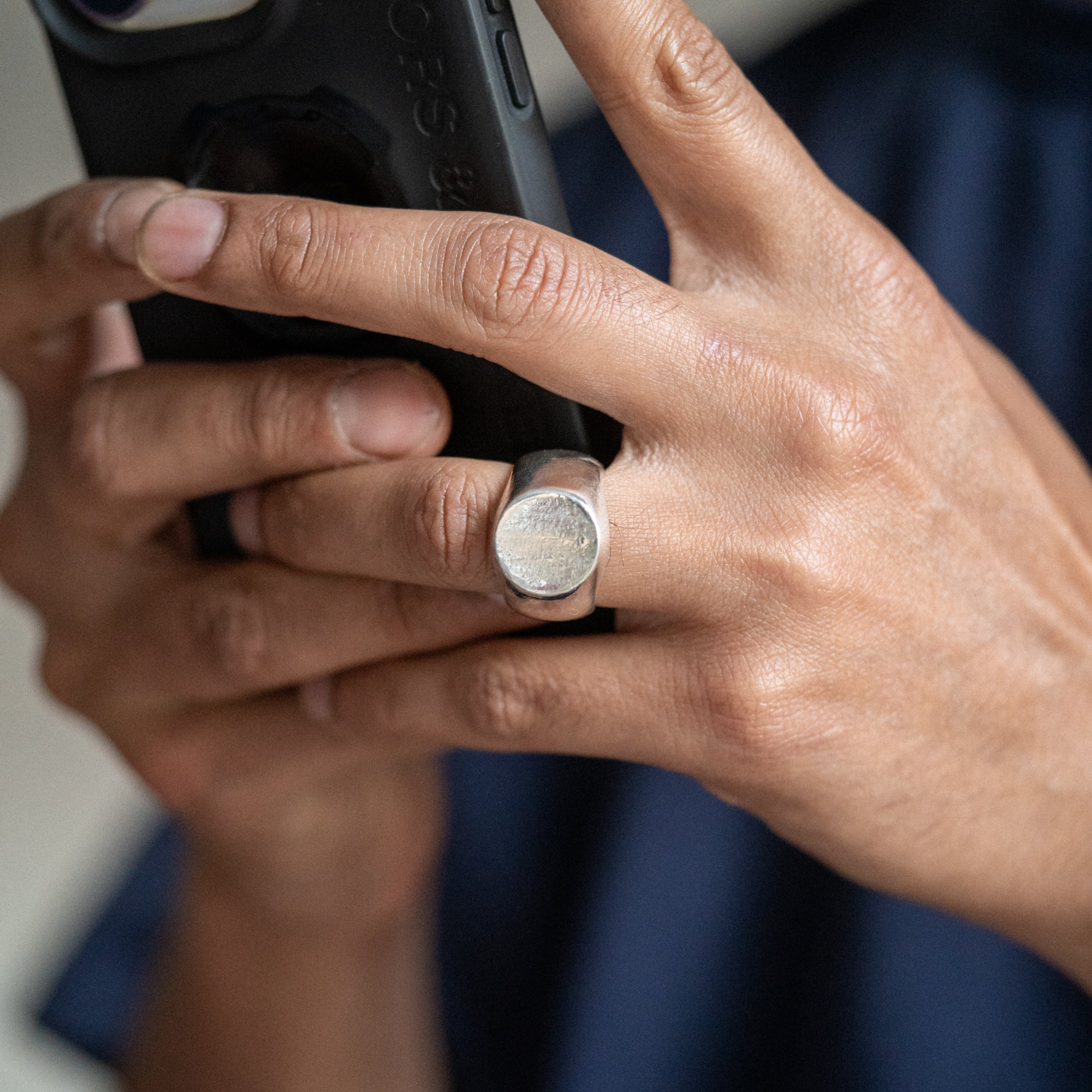 The Statement Signet Ring - Solid Chunky 925 Sterling Silver Ring - Chunks Collection - Sailors and Seekers - Sailors and Seekers